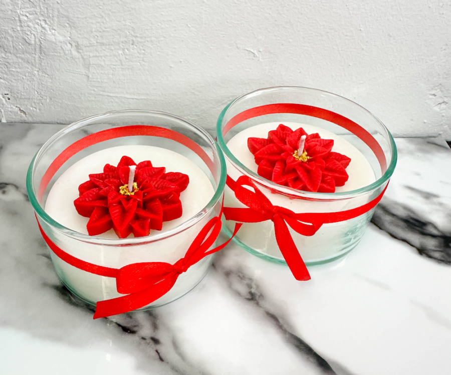 Vela Flor Navidad